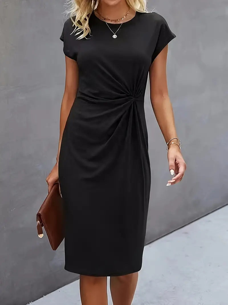 Yolande | Vielseitiges Fließendes Damen-Midikleid