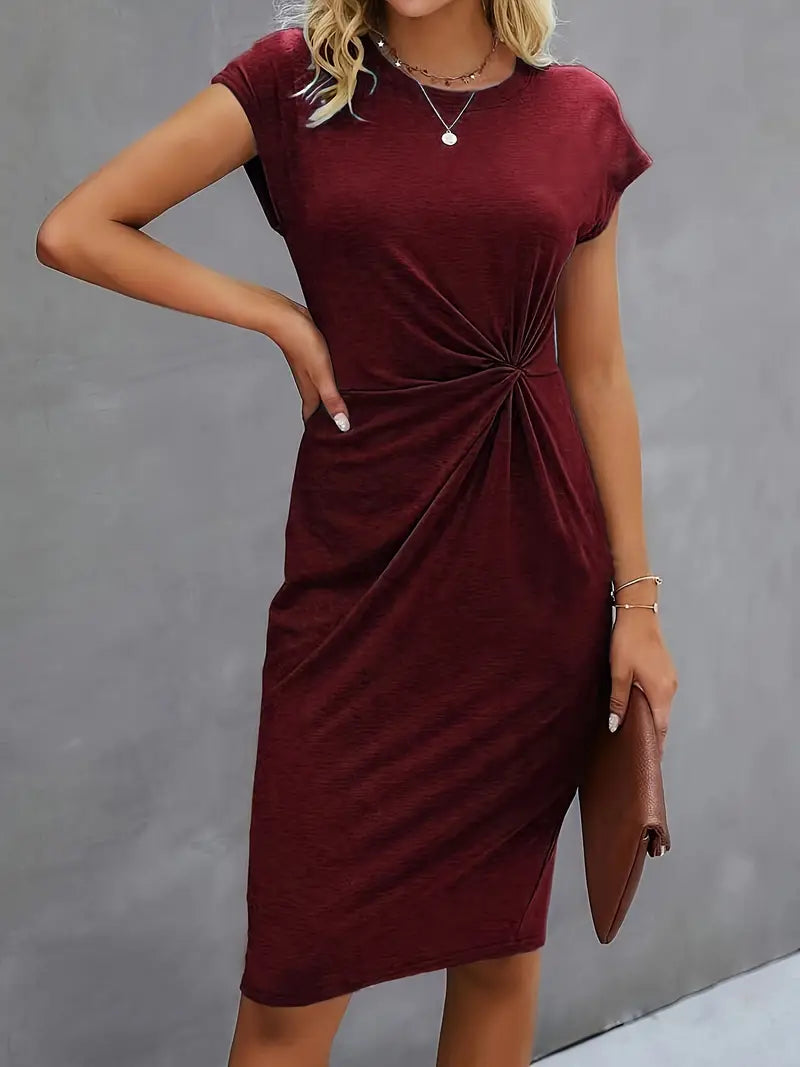 Yolande | Vielseitiges Fließendes Damen-Midikleid