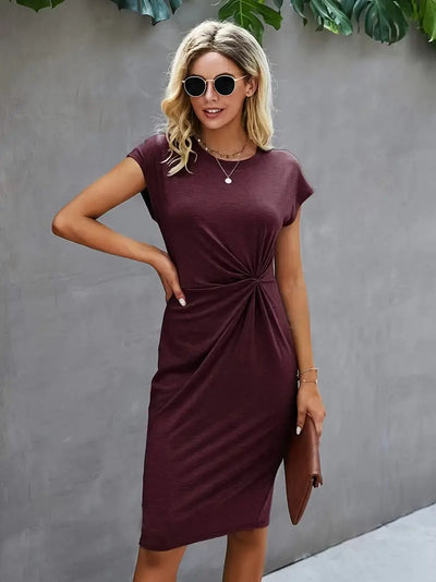 Yolande | Vielseitiges Fließendes Damen-Midikleid