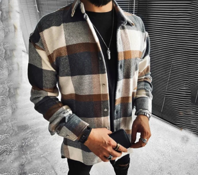 Adriano | Trendiges Sommer Must Have Herren Kariertes Hemd