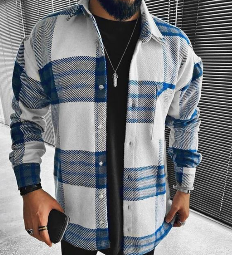 Adriano | Trendiges Sommer Must Have Herren Kariertes Hemd