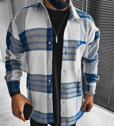 Adriano | Trendiges Sommer Must Have Herren Kariertes Hemd