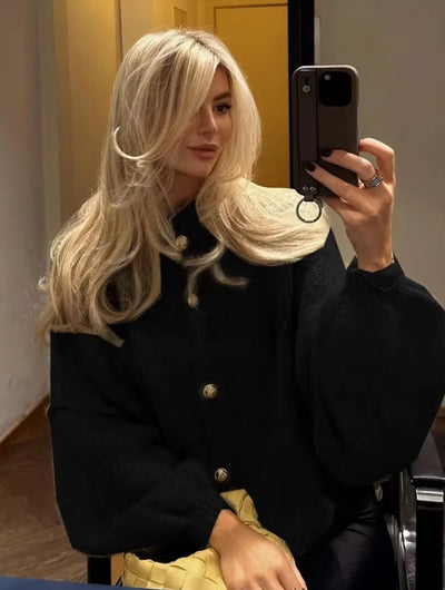 ComfyGo™ | Luxuriöser Oversized-Cardigan für elegante Lagenlooks