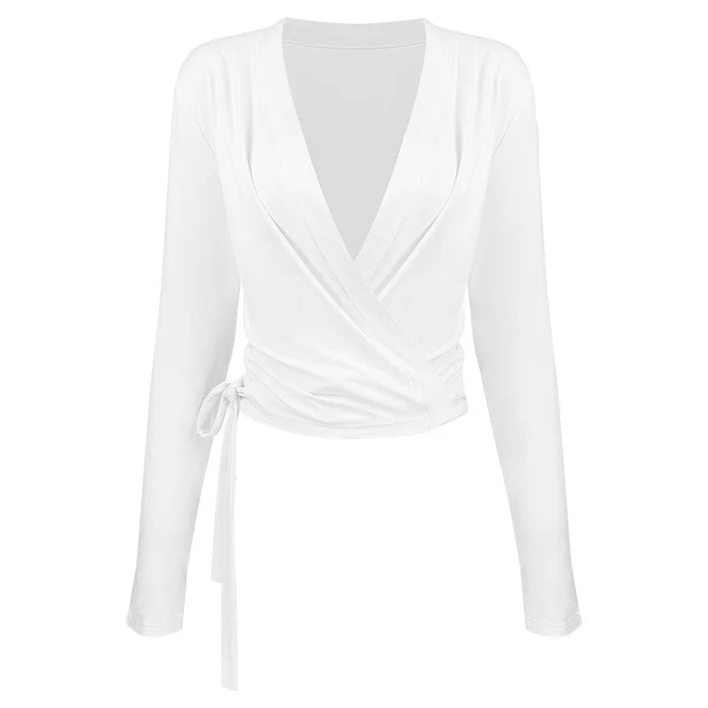 Siria | Pilates Wickelshirt Langarm