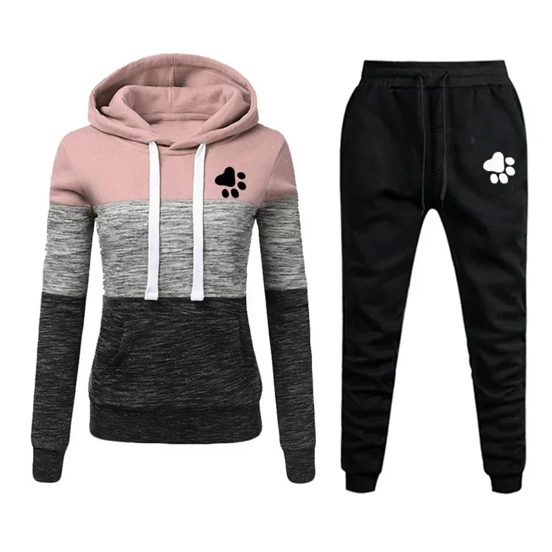 Zoe™ – Bequemes Kapuzen-Trainingsanzug-Set