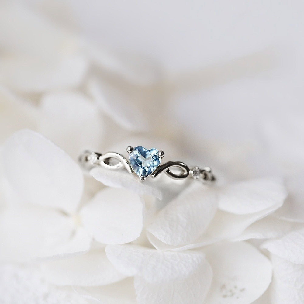 Zirkonia Herzring