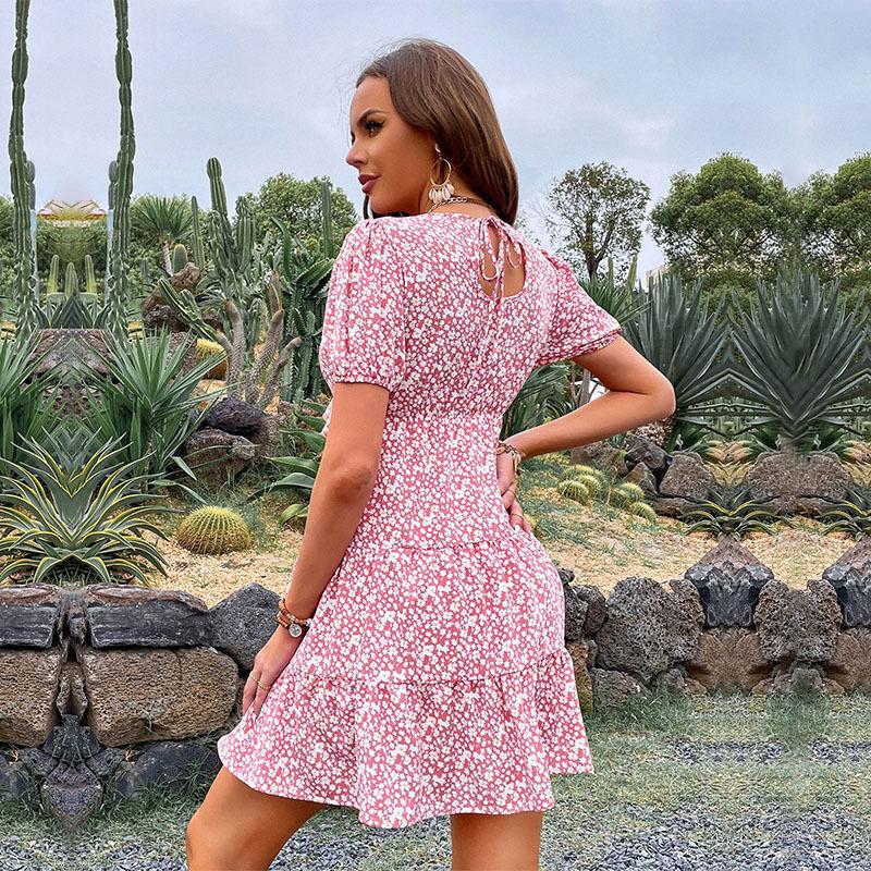 Marcela - Süßes Mini-Kleid mit Blumenmuster für Damen