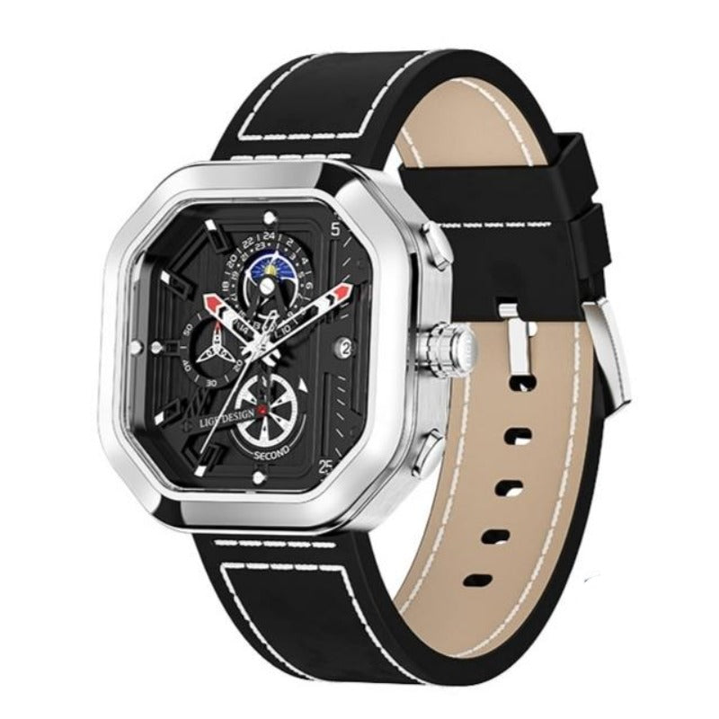 Luxus Wasserdichte Quarz Chronograph Uhr