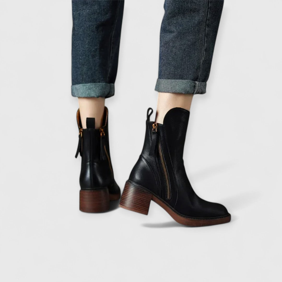 SERENE | Elegante Blockstiefeletten