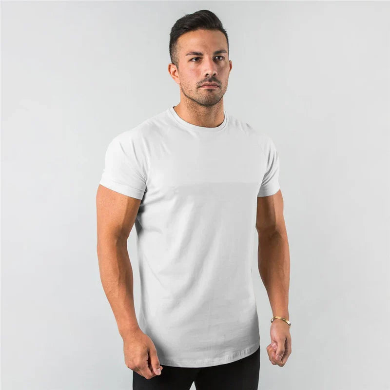Herren Atmungsaktiv Sportlich T-Shirt | Kurzarm