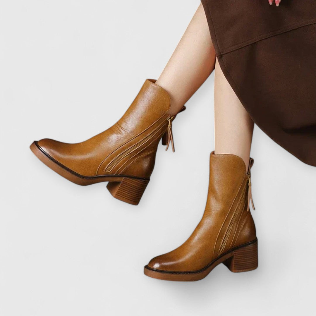 SERENE | Elegante Blockstiefeletten