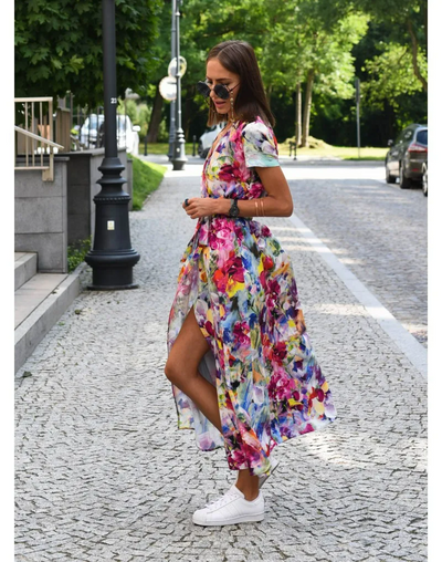 Rosea Kleid Handarbeit Limitierte Edition