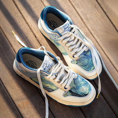 Van Gogh | Sternennacht inspirierte Turnschuhe