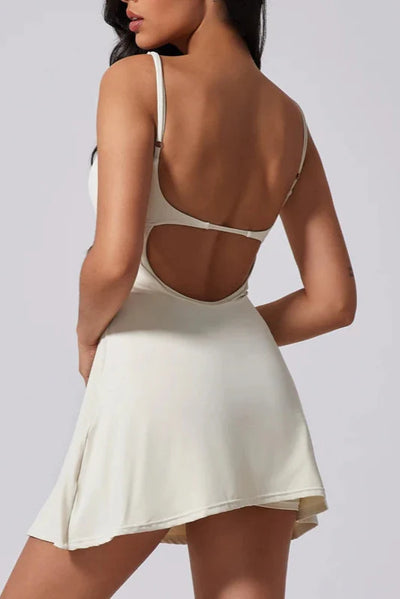 Rachel | Sportliches Tennis-/Yoga-Kleid mit integrierten Shorts