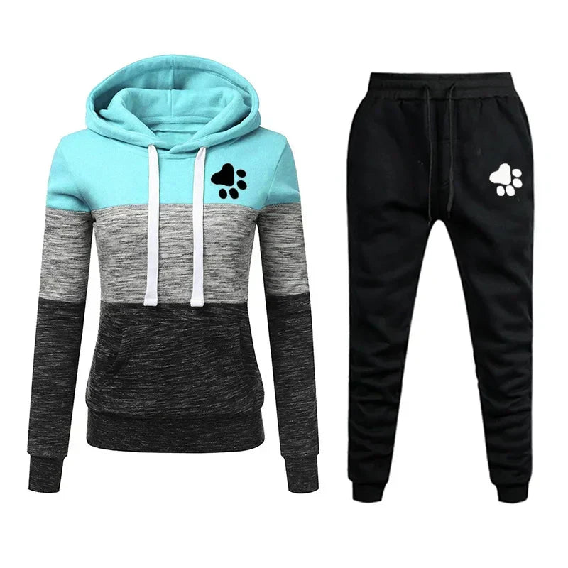 Zoe™ – Bequemes Kapuzen-Trainingsanzug-Set