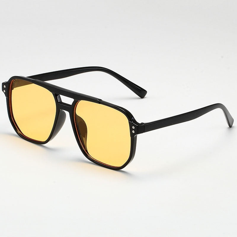 Unisex Vintage Sonnenbrille | Quadratisches Design