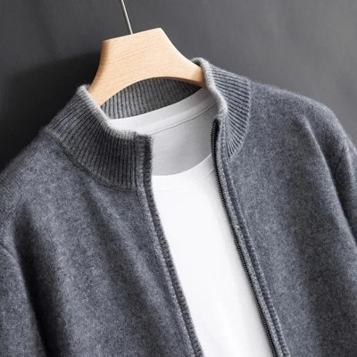 Kees™ Herren Strickjacke mit Reißverschluss