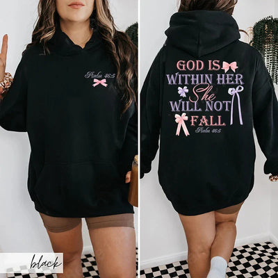 Faith™ – Psalm 46:5 Inspirierender Hoodie