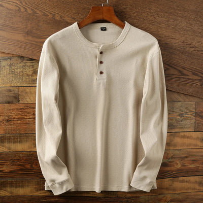 Onno™ Klassisches Henley-Langarmshirt