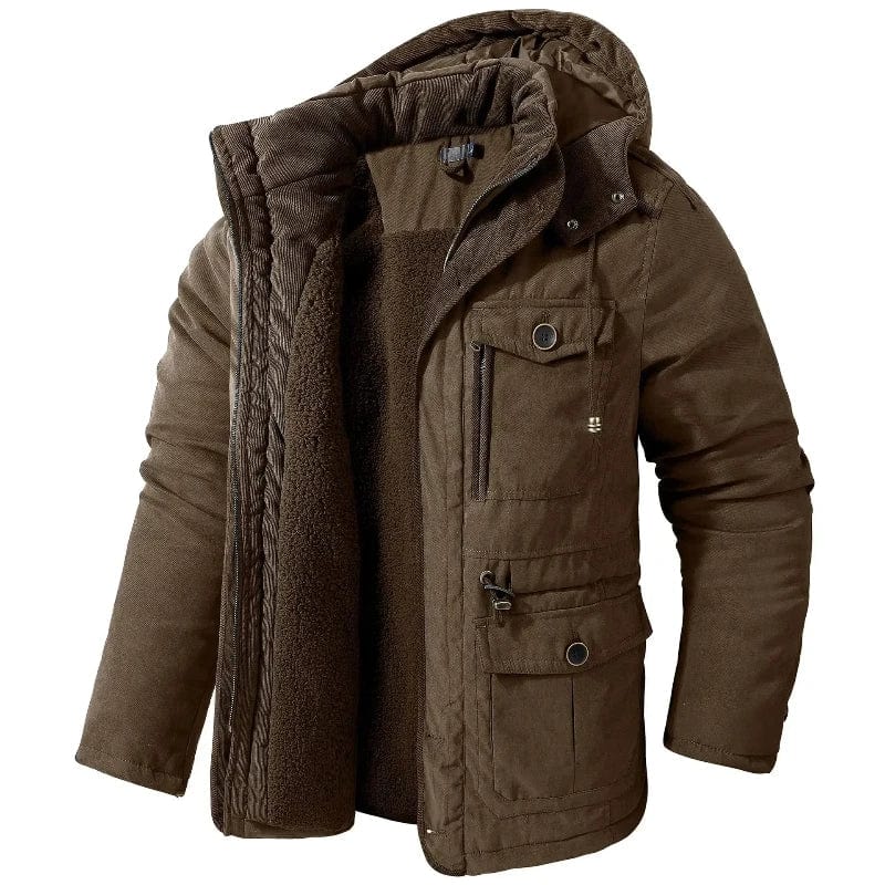 Lauris™ Warme Winterjacke mit Fleece-Futter