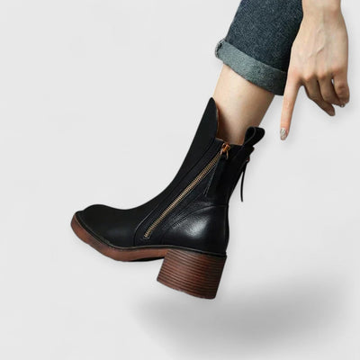 SERENE | Elegante Blockstiefeletten