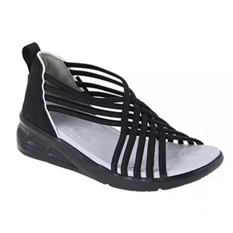 Barbara - Stilvolle Bequeme Damen Keilsandalen