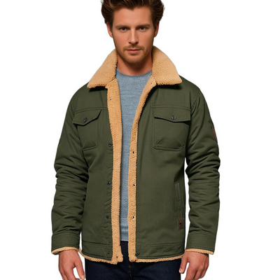 Klassische Herren Bomberjacke im Vintage-Stil