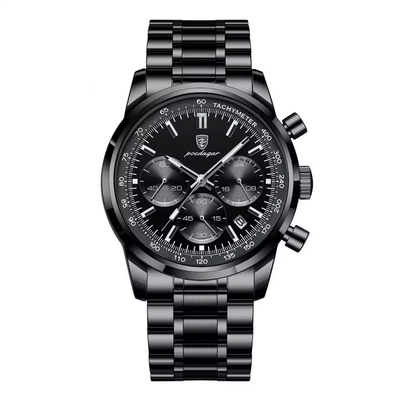 Elegante Herren Armbanduhr aus Edelstahl 40mm