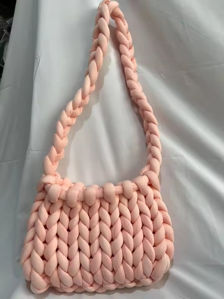 KnitCarry™ | Chunky Knit Tote