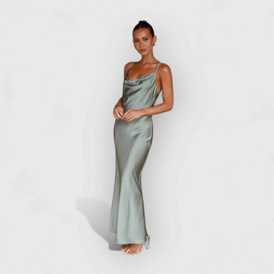 Daira | Elegantes Satinkleid