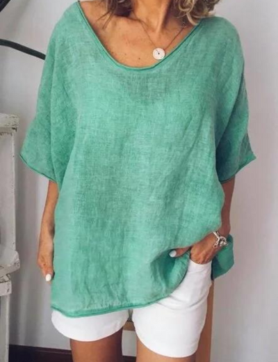 Sarah | Übergroßes lässiges vielseitiges T Shirt