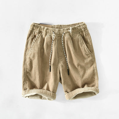 Cord-Shorts | Elastischer Bund | Lässiger Stil