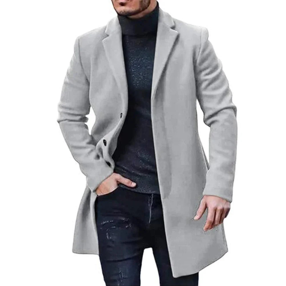 Tycho™ Herren Eleganter Langmantel