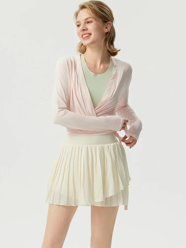 Siria | Pilates Wickelshirt Langarm