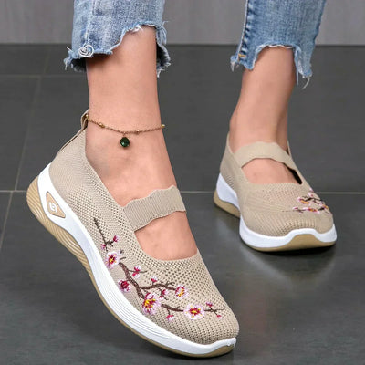 Sofi™ | Sommersandalen mit Stickerei