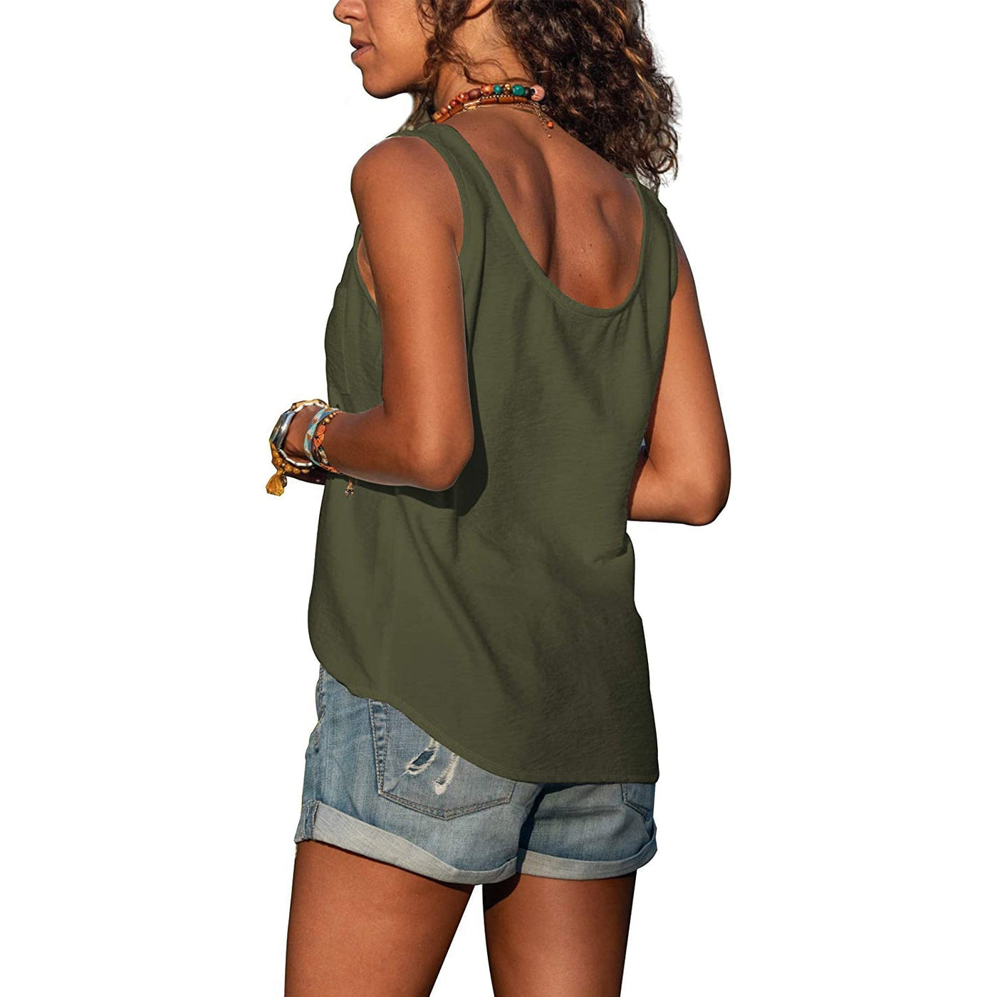 Margie - Elegantes Ibiza Mode Tank Top Damen