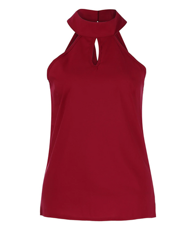 Cleo - Halterneck Top Anziehend, Schick für Damen