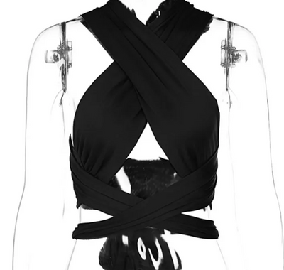 Faustine - Neckholder-Top Ein reizvolles und sommerliches bauchfreies Oberteil