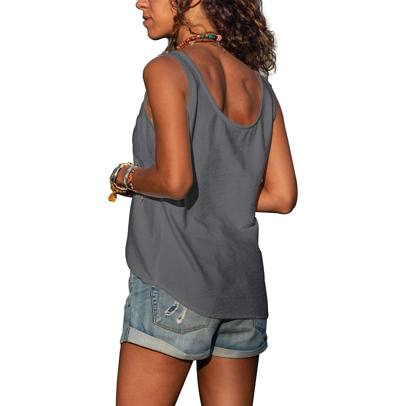 Margie - Elegantes Ibiza Mode Tank Top Damen