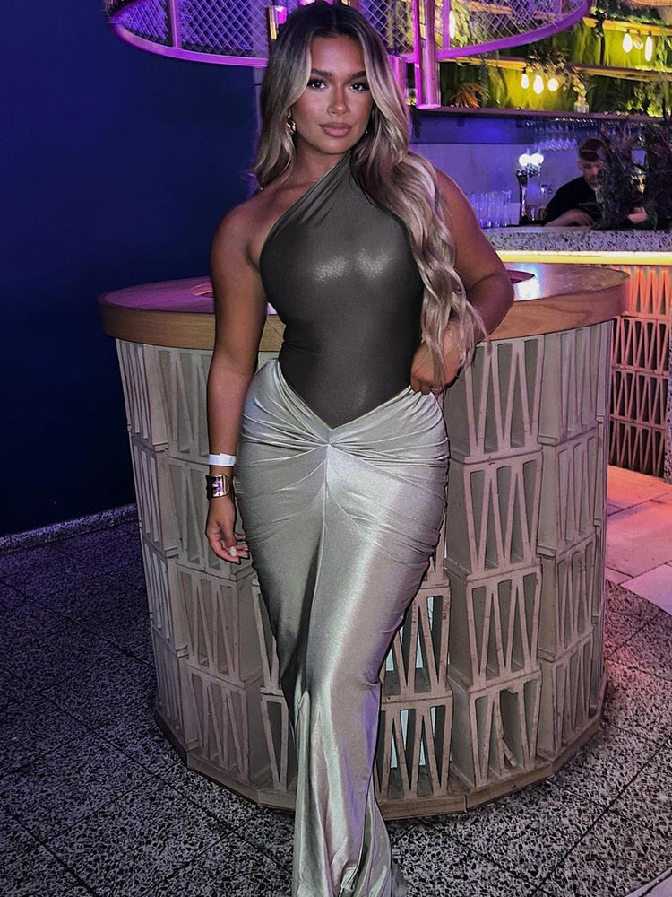 Luisa - Asymmetrischer Bodysuit Damen Trendig