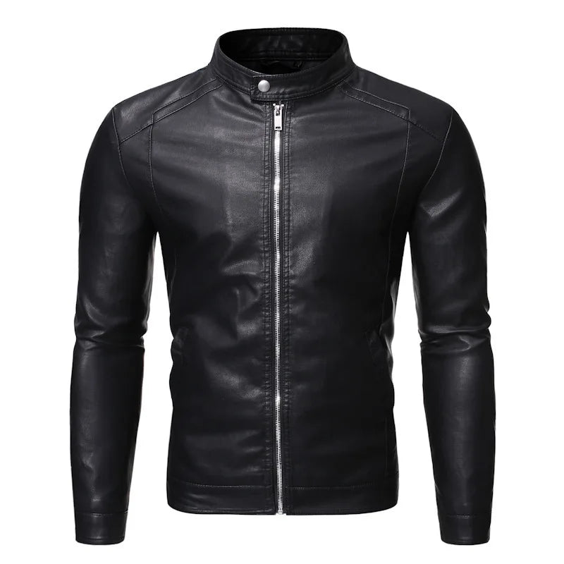 Hidde™ Herren Slim-Fit Lederjacke