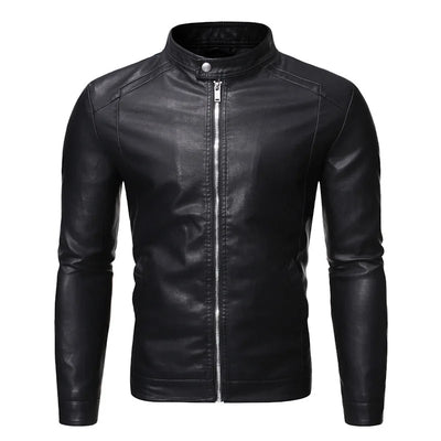 Hidde™ Herren Slim-Fit Lederjacke