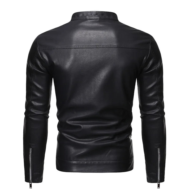 Hidde™ Herren Slim-Fit Lederjacke