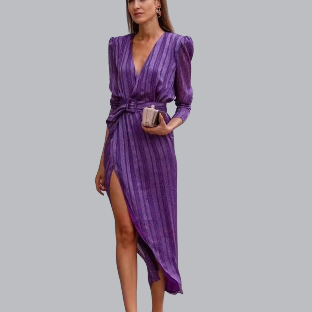 Kunhild™ | Elegantes Abendkleid mit Wickeldesign