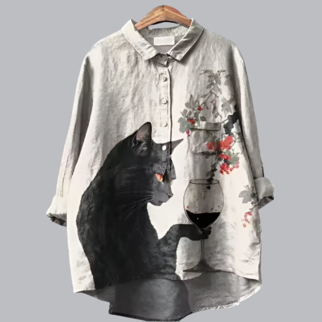 Riccarda™ | Modische Vintage Bluse