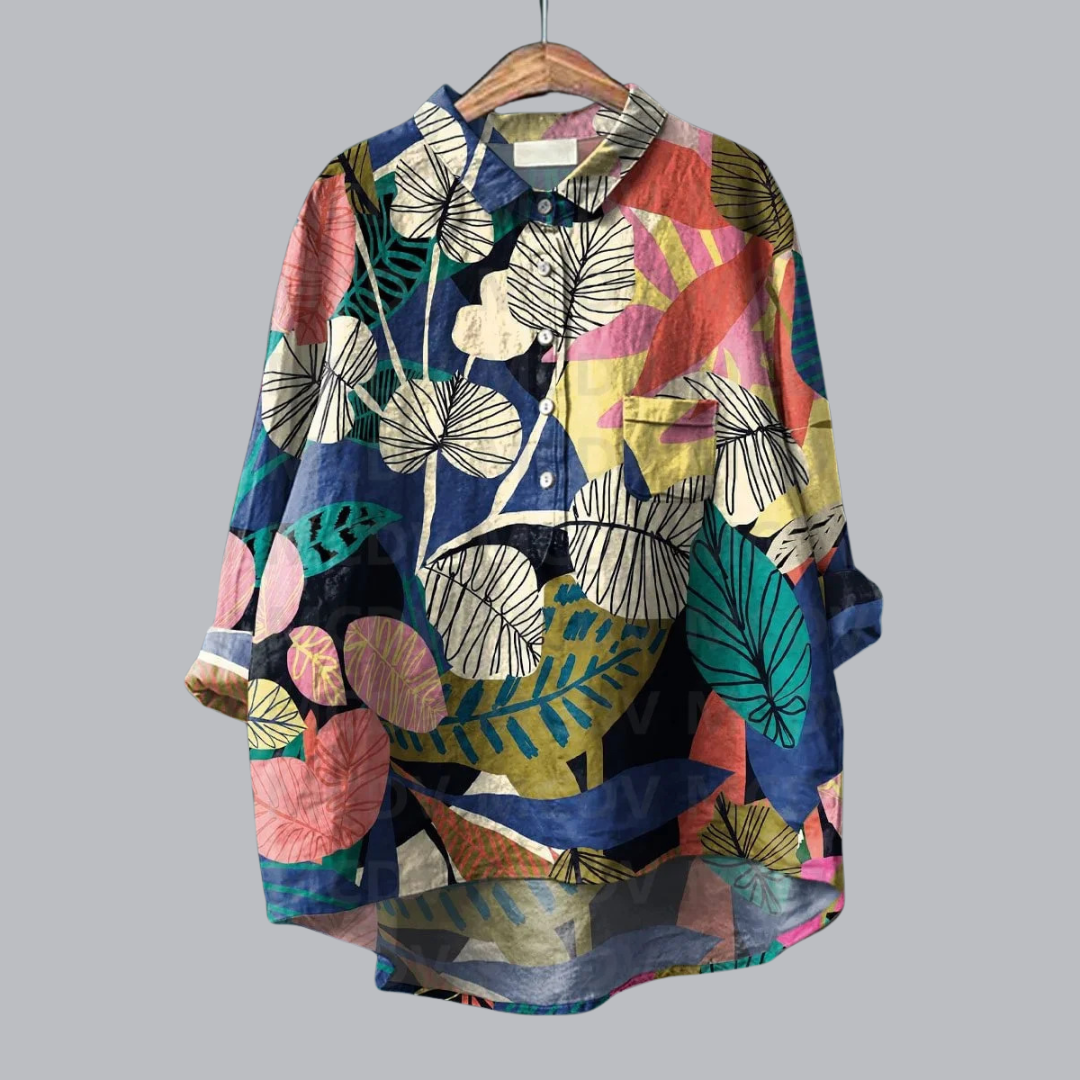 Katja™ | Modische Vintage Bluse