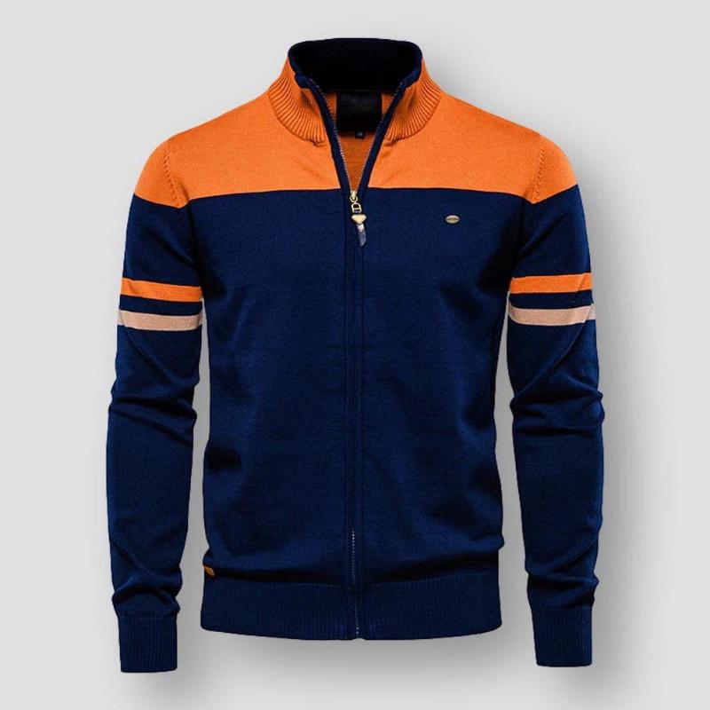 Atlas | Retro Streifendesign Herrenjacke