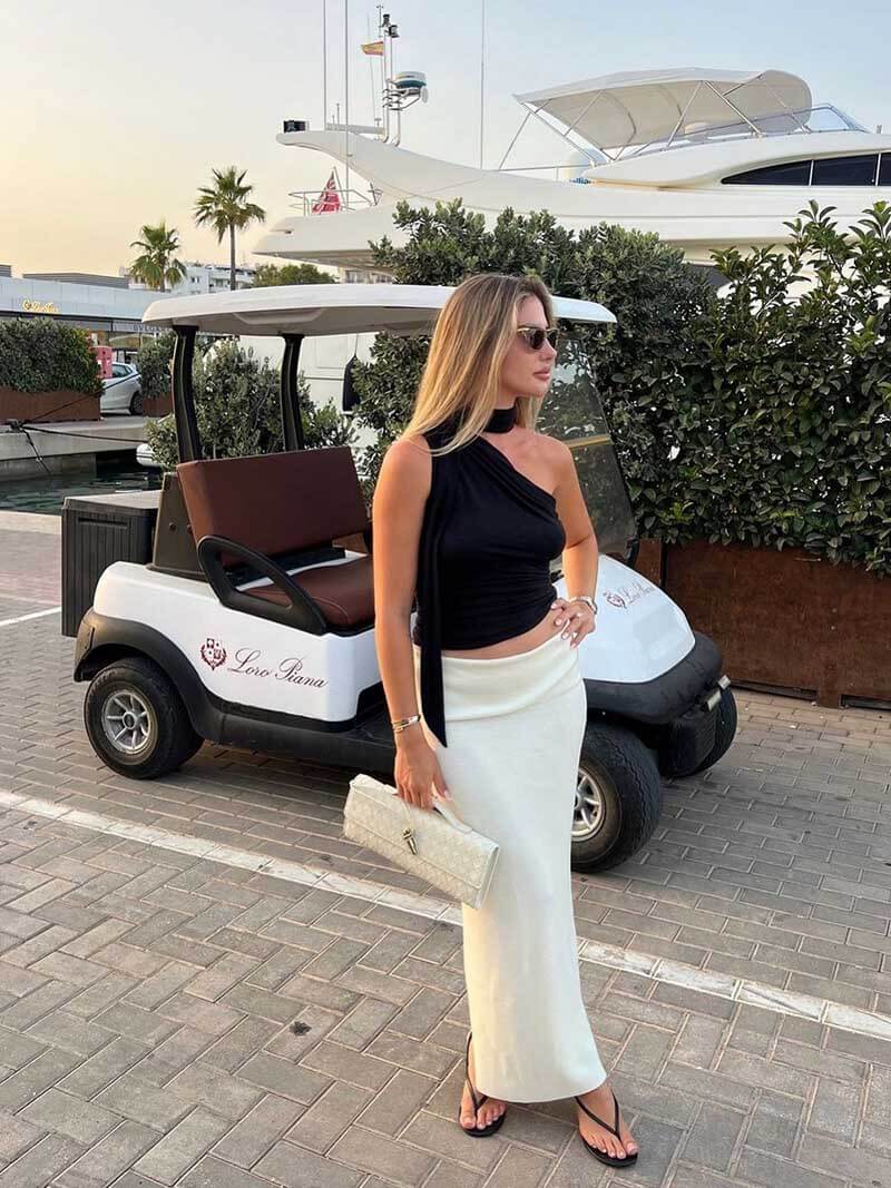 Bianca gewebte Tasche