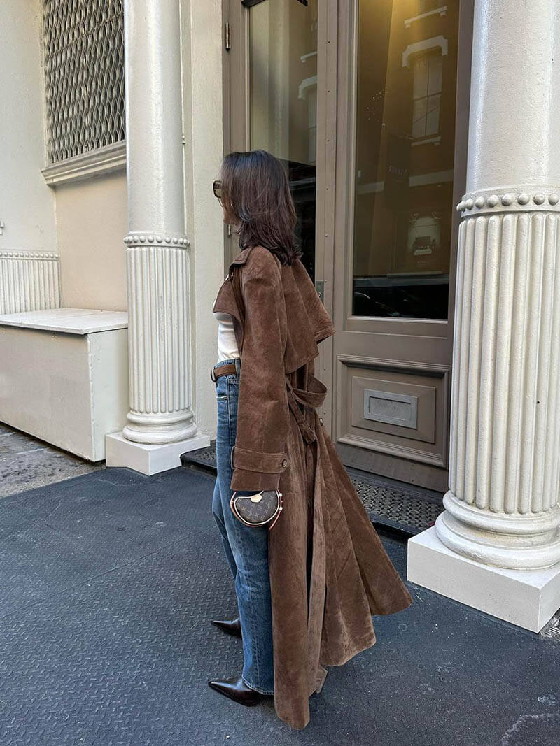 Frejas™ | Mocha Trenchcoat - Imitation Mocha