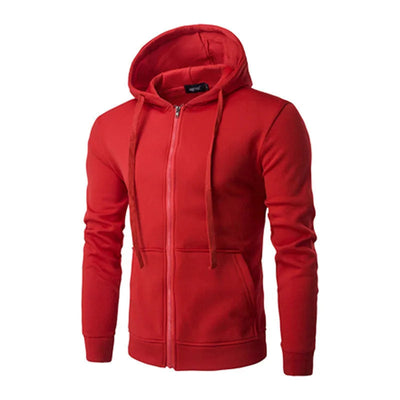 Sportlicher Zip-Hoodie mit Eleganter Kordelzughaube